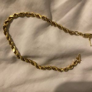 14 k real gold bracelet